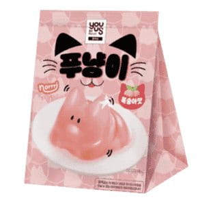 Przejdź do produktu Youus Peach Cat Shaped Jelly 90g KOREA