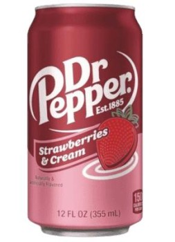 dr-pepper-strawberries-creme 355ml USA