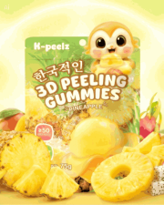 K-Peelz Pineapple 3D Peeling Gummies 75g CHINY