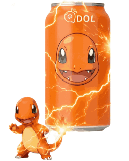 Przejdź do produktu QDol Pokémon Charmander Lychee Sparkling Water 330ml CHINY