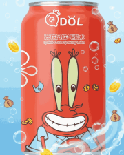 QDol Spongebob Lychee Sparkling Drink 330ml CHINY