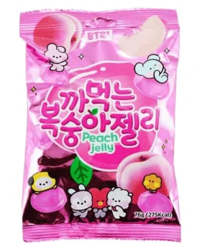 BT21 White Peach Jelly 76g, KOREA