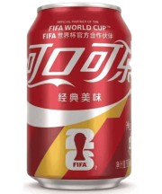 Coca Cola Classic FIFA World Cup Edition Fat Can 330ml CHN