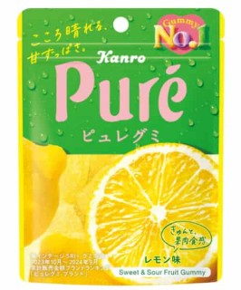 Przejdź do produktu Kanro Pure Gummy Lemon 56g, JAPONIA