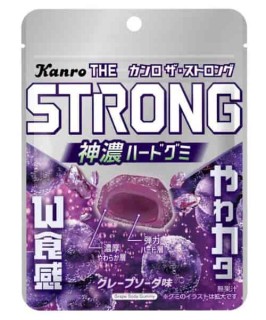 Przejdź do produktu Kanro The Strong Gummy Grape Soda 70g - intensywny smak winogron - Japonia