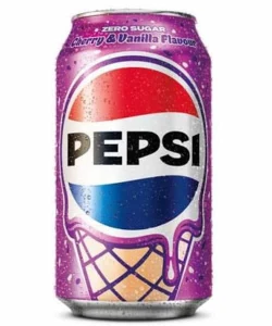 Pepsi Zero Sugar Cherry &amp; Vanilla Ice Cream 330ml – Smak Wiśni i Waniliowych Lodów GB