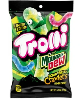 Trolli Mountain Dew Sour Brite Crawlers 178g USA