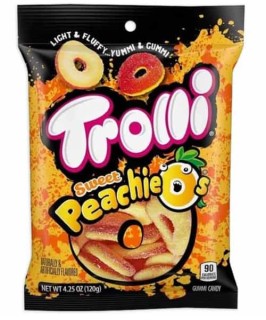 Przejdź do produktu Trolli Peachie-O’s 120g USA