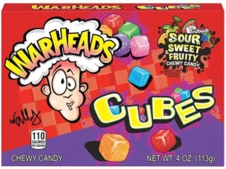 Przejdź do produktu Warheads Chewy Cubes Theater Box 113g USA