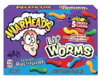 Przejdź do produktu Warheads Theater Box Lil Worms 99g USA