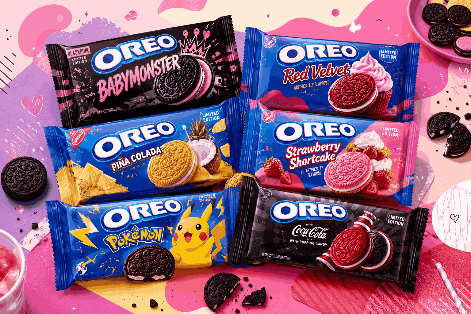 Oreo – najciekawsze smaki i limitowane edycje z całego świata